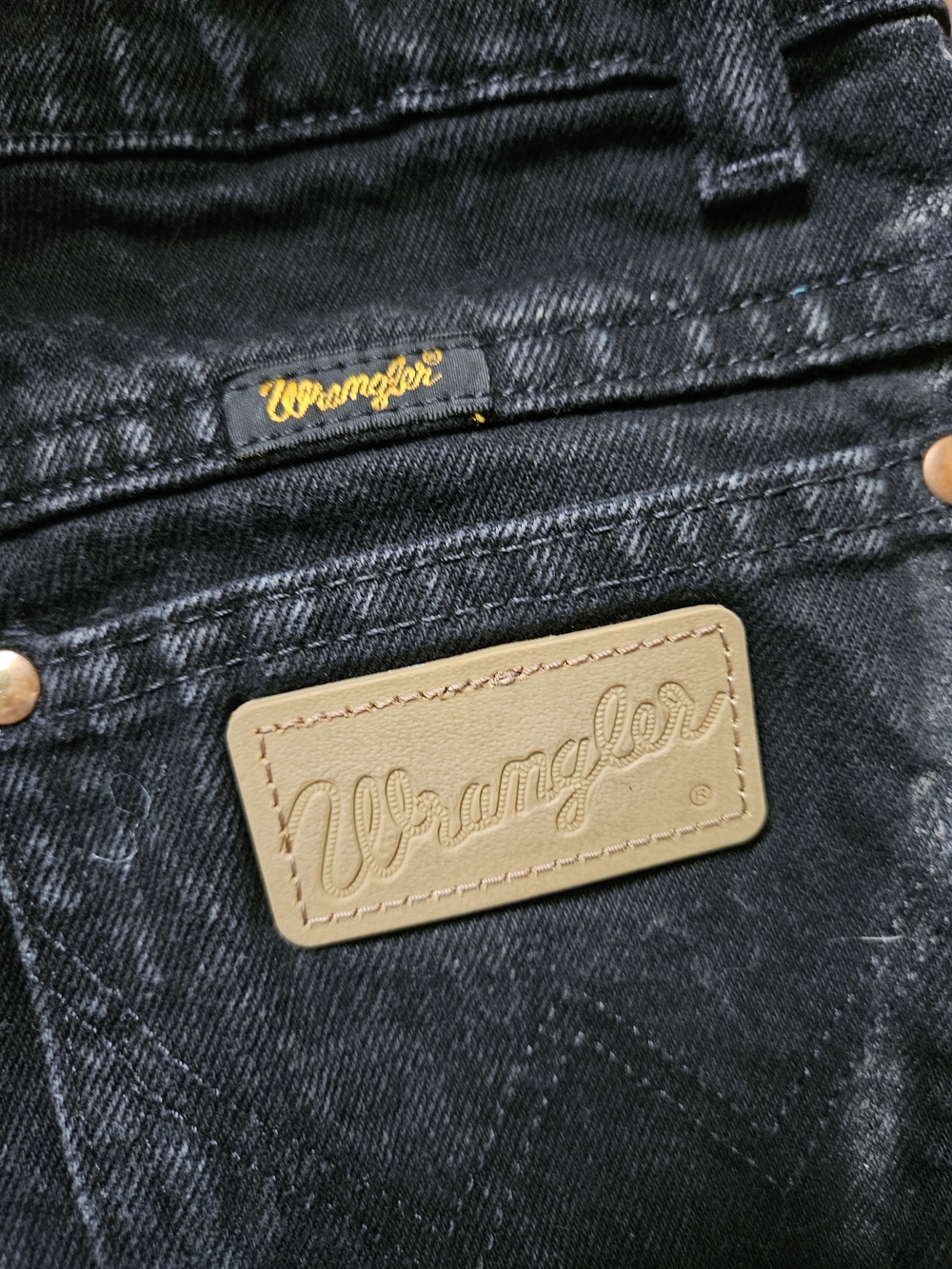 Classic WRANGLER Boy's Black Straight-Leg  Pants - Picture 3 of 6